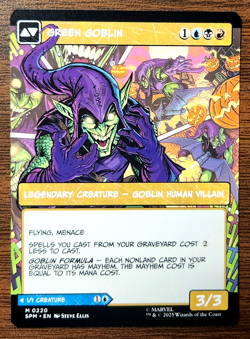 Spider-Man MTG Magic the Gathering Norman Osborn Borderless SPM 0220 - Image 2