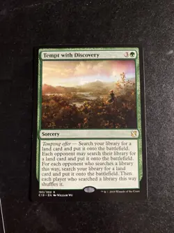 MTG - NM - Tempt with Discovery - Commander 2019 - Image 1