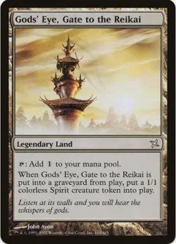 1 x Gods' Eye, Gate to the Reikai - Betrayers of Kamigawa - LP - MTG - EOF - Image 1