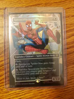 MTG Marvel Spider-Man, Spectacular Spider-Man - Borderless Foil - Image 1