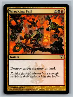 Magic MTG Dissension 4x Wrecking Ball #139/180 TCG CCG Playset - Image 1