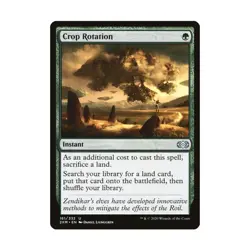 WOTC MtG Double Masters Crop Rotation (U) (Foil) NM - Image 1