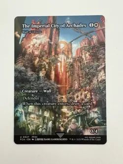 The Imperial City of Archades Showcase Borderless MTG Magic Card NM Mint FCA - Image 1