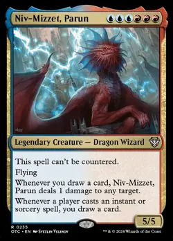 MTG - Niv-Mizzet, Parun - OTC Commander: Outlaws of Thunder Junction Base - Image 1