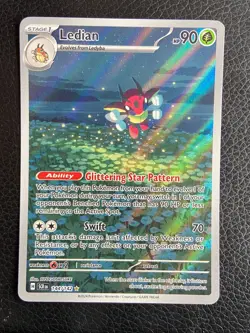 Ledian - 144/142 Stellar Crown (Pokemon) Full Art Illustration Rare - Image 1