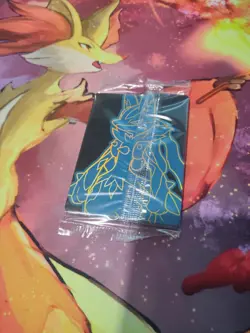 Pokemon TCG Mega Evolution Riolu Black Star Promo Full Art Sealed - Image 2