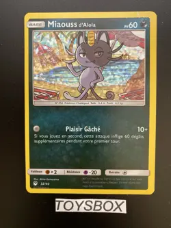 Carte Pokemon Miaouss Holo 32/40 / Promo Mc Donald’s 2019 / TBE FR - Image 2
