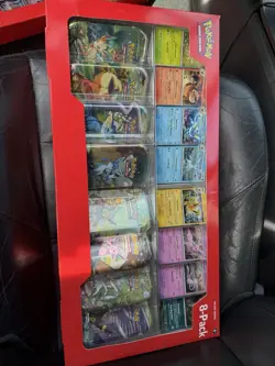 Pokemon Prismatic Evolutions Mini Tins Full Set of 8, Sealed - Image 1