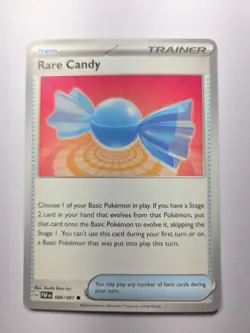 Rare Candy 089/091 Common Non Holo Paf Paldean Fates Near Mint Pokemon Tcg - Image 1