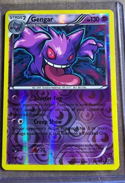 Pokemon TCG - Gengar - Rare Holo, LP 60/162 - Image 1