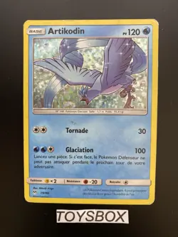 Carte Pokemon Artikodin Holo 19/40 / Promo Mc Donald’s 2019 / Bon Etat FR - Image 2