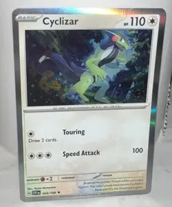 Pokemon TCG Cyclizar Scarlet & Violet Base Set 164/198 Holo Rare NM - Image 1
