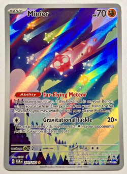 Pokemon Minior 201/182 Illustration Rare | SV04: Paradox Rift NM - Image 1