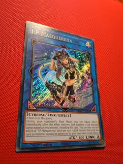 Yugioh! I:P Masquerena-Secret Rare-BLMR-EN085-1st Edition-NM - Image 2