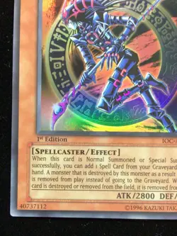 Dark Magician of Chaos IOC-AE065 1st ED Ultra Rare YuGiOh Asian English Holo - Image 4