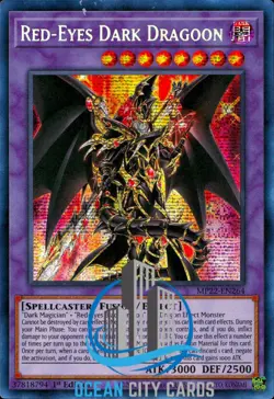 Yugioh Red Eyes Dark Dragoon MP22-EN264 Secret Rare 1st Ed MP - Image 1