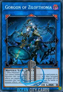 Yugioh Gorgon Of Zilofthonia DUAD-EN050 1st edition Secret rare - Image 5