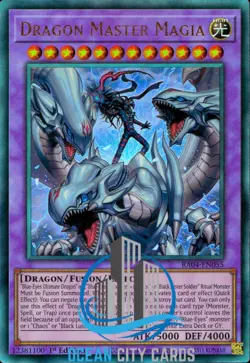 Yugioh RA04-EN055 Dragon Master Magia Ultimate Rare NM - Image 1
