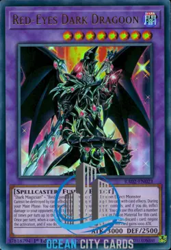 Yugioh Red Eyes Dark Dragoon RA02-EN021 / MP20-EN249 Ultra Rare - Image 1