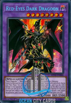 Yugioh Red Eyes Dark Dragoon MP22-EN264 Secret Rare 1st Ed - Image 1
