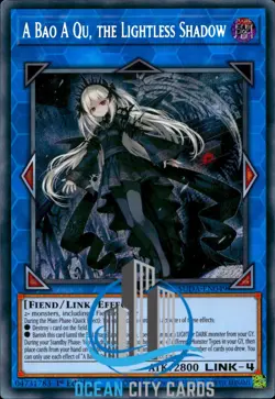 Yugioh SUDA-EN049 A Bao A Qu, The Lightless Shadow Secret Rare 1st Ed - Image 1