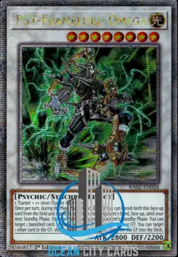 Yugioh Psy-Framelord Omega RA02-EN028 Quarter Century Rare 1st Edition - Image 1