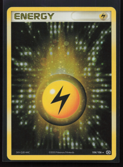 Pokemon Card - Lightning Energy - Ex Emerald - Holo Rare - 104/106 - Near Mint - Image 1