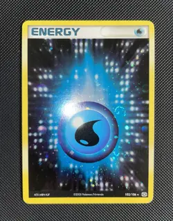 Water Energy 103/106 Holo Rare EX Emerald Pokemon Card NM/LP • Double Swirl - Image 2