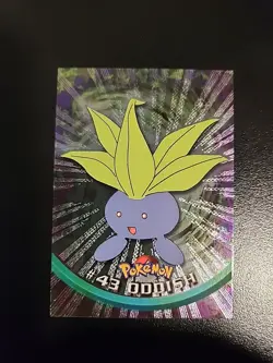 Pokemon Card - Topps Oddish #43 Holo Foil TV Animation Edition 1999 - Image 1