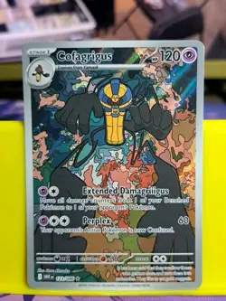 Pokemon SV White Flare Cofagrigus Illustration Rare Card 123/086 English Edition - Image 1