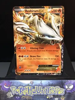 Pokemon Card Reshiram EX BW36 Ultra Rare Black & White Promo Near Mint - Image 1