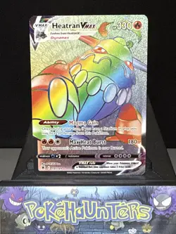 Pokemon Card Heatran VMAX 191/189 Astral Radiance Secret Rare Near Mint - Image 1
