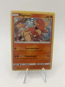 Pokemon Magmar 3/12 Promo McDonalds 2019 Holo Rare Card - Image 1