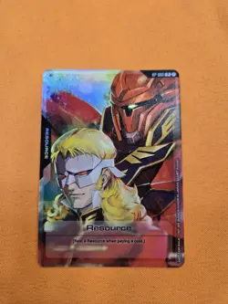 Full Frontal Sinanju Resource RP-006 Gundam Card Game TCG Foil Promo English - Image 1