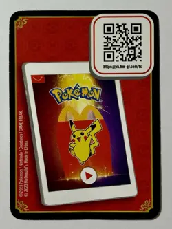 Pikachu Picture Card (NM) Match Battle 2023 McDonald’s Promo - Image 2