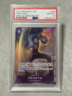[PSA10]One Piece Card TCG 2023 Crocodile(Alternate Art) OP04-060 Japanese Ver. - Image 1