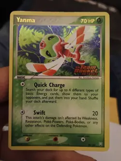 Pokemon Cards Ex Team Rocket Returns Delibird 21/109 & Yanma 28/109 Reverse Holo - Image 4