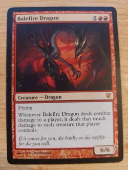 Balefire Dragon - 129 (Innistrad) - Very Lightly Played VLP - Image 1