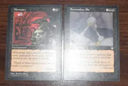 2x MTG Black Rare Enchantment Mortuary & Bottomless Pit - Image 2
