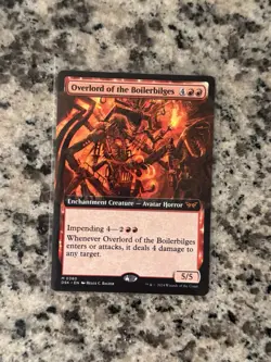 Overlord of the Boilerbilges - Extended Art DSK NM MTG - Image 1