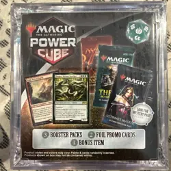 Magic the Gathering Power Cube - 3 Boosters, 2 Foils, 1 Bonus Item (Sealed) - Image 1