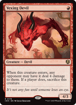 Vexing Devil [Innistrad Remastered] Magic MTG - Image 1