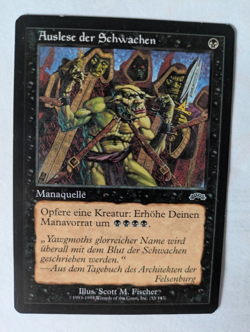 German Culling the Weak Exodus MTG NM Free shipping with tracking - Image 1