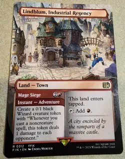 Lindblum, Industrial Regency - #312 Regular (Borderless) Final Fantasy - Mtg - Image 1