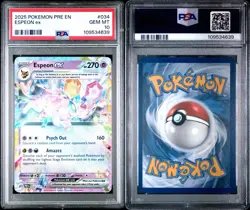 2025 Pokemon Prismatic Evolutions Espeon ex PSA 10 Gem Mint - Image 3