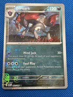 Pokemon TCG Zoroark Master Ball Reverse Holo 62/86 White Flare Mint NM - Image 1