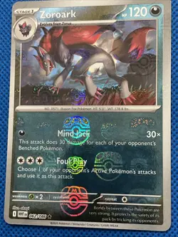 Pokemon TCG Zoroark Master Ball Reverse Holo 62/86 White Flare Mint NM - Image 3