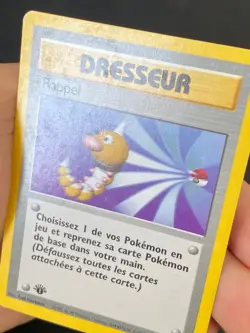CARTE POKEMON RAPPEL 78/102 EDITION 1 FR RARE SET DE BASE - TBE - Image 2