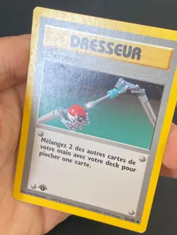 CARTE POKEMON ENTRETIEN 83/102 EDITION 1 FR SET DE BASE PEU COMMUNE - TBE/EXC - Image 2
