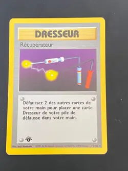 CARTE POKEMON RECUPERATEUR 74/102 EDITION 1 FR RARE SET DE BASE - TBE - Image 1